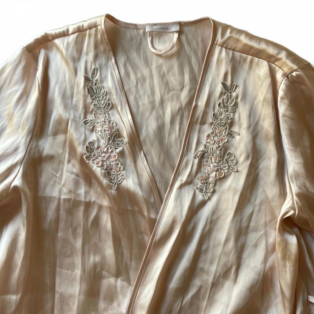 Silk PINK robe